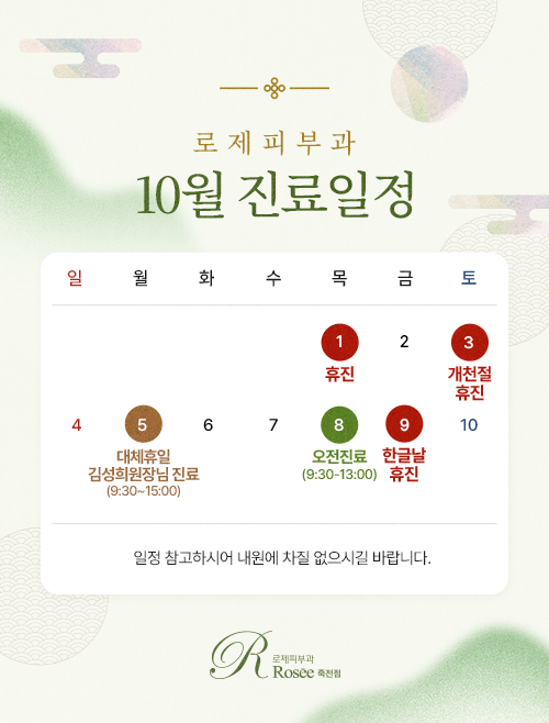 진료일정